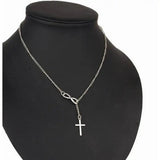 Vintage Infinite Cross Pendant Necklace